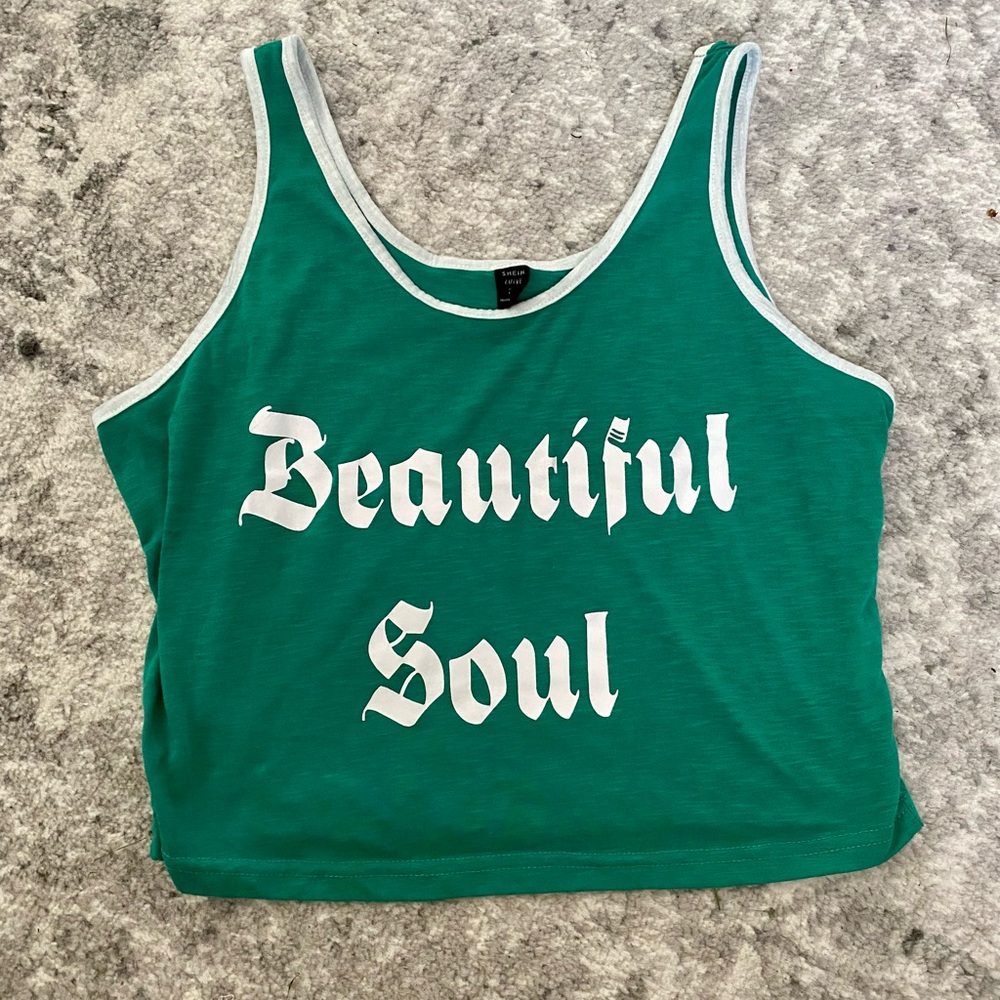 SHEIN Curve Cropped Tank